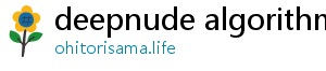 deepnude algorithm